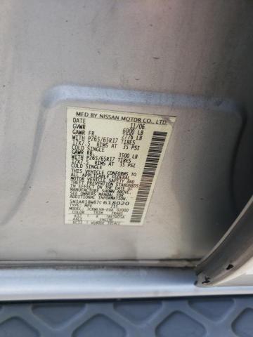 Photo 10 from auction – 2007 NISSAN PATHFINDER with VIN 5N1AR18W87C618020