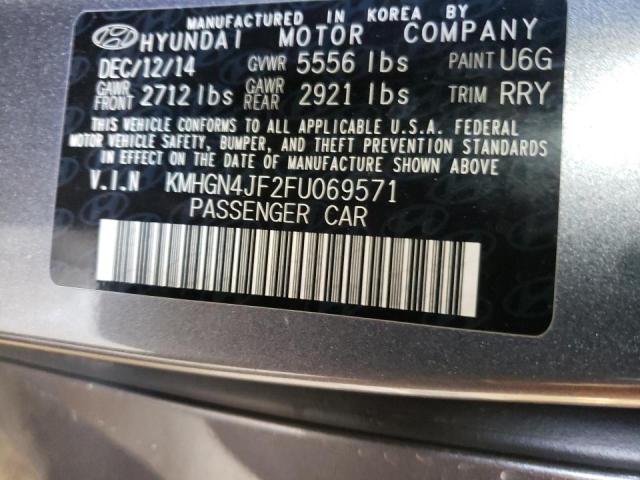 Photo 10 from auction – 2015 HYUNDAI GENESIS 5. with VIN KMHGN4JF2FU069571