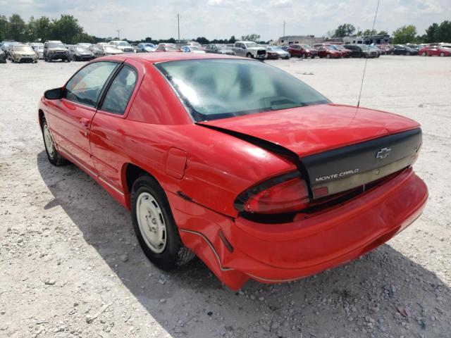 Photo 3 from auction – 1997 CHEVROLET MONTE CARL with VIN 2G1WW12M5V9239936