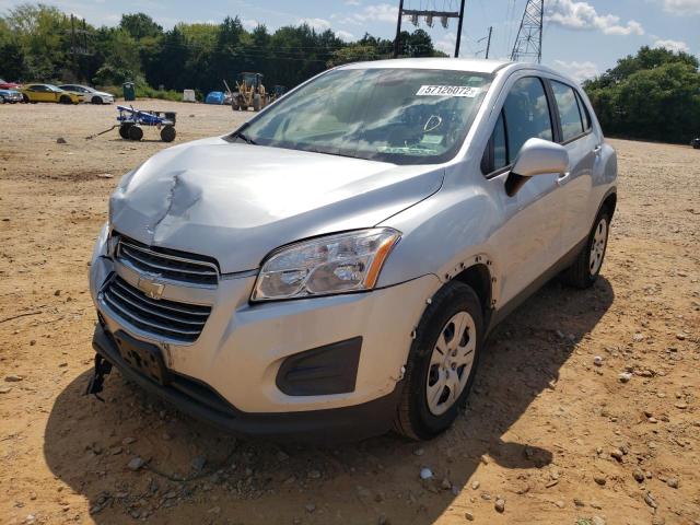 Photo 2 from auction – 2016 CHEVROLET TRAX LS with VIN KL7CJKSB6GB752981