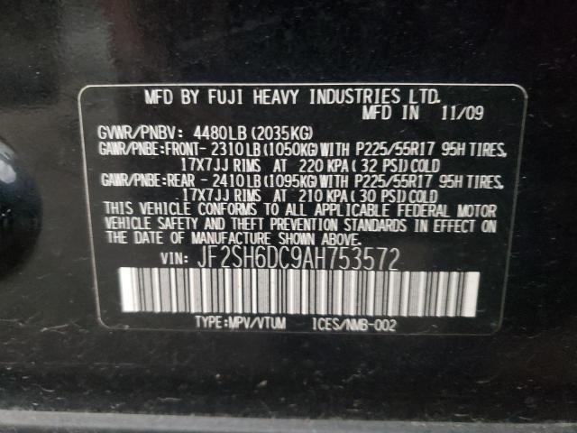 Photo 10 from auction – 2010 SUBARU FORESTER 2 with VIN JF2SH6DC9AH753572