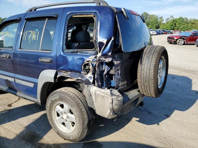Photo 9 from auction – 2007 JEEP LIBERTY SP with VIN 1J4GL48K97W672465