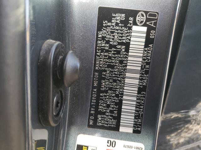 Photo 10 from auction – 2016 TOYOTA COROLLA L with VIN 2T1BURHE0GC518627