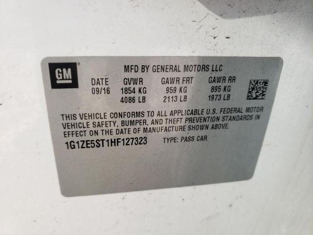 Photo 10 from auction – 2017 CHEVROLET MALIBU LT with VIN 1G1ZE5ST1HF127323