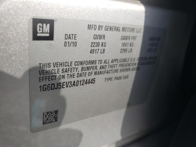Photo 10 from auction – 2010 CADILLAC CTS PERFOR with VIN 1G6DJ5EV3A0124445