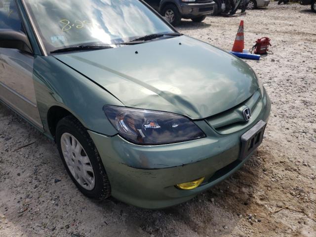 Photo 9 from auction – 2004 HONDA CIVIC LX with VIN 2HGES16564H576994