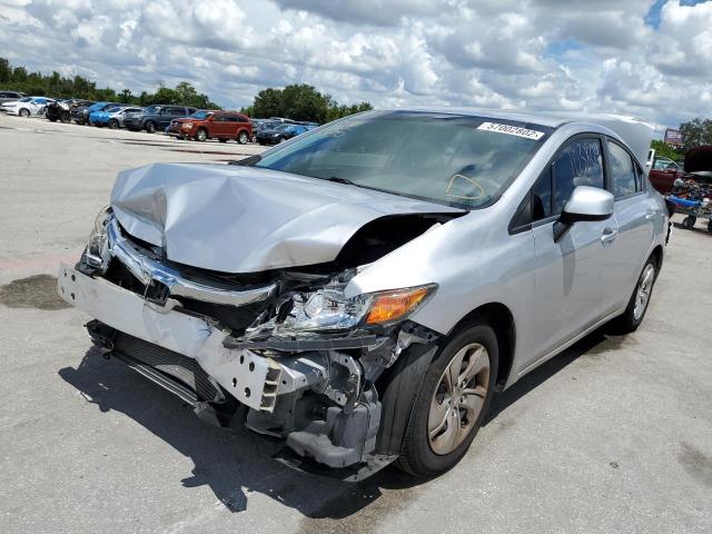 Photo 2 from auction – 2012 HONDA CIVIC LX with VIN 19XFB2F57CE055091