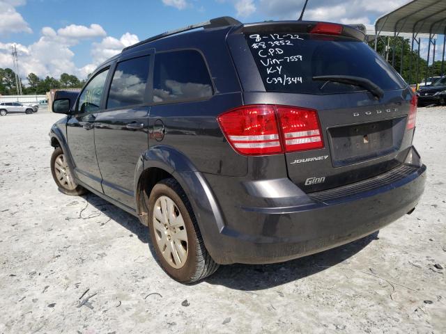 Photo 3 from auction – 2017 DODGE JOURNEY SE with VIN 3C4PDCAB0HT587559
