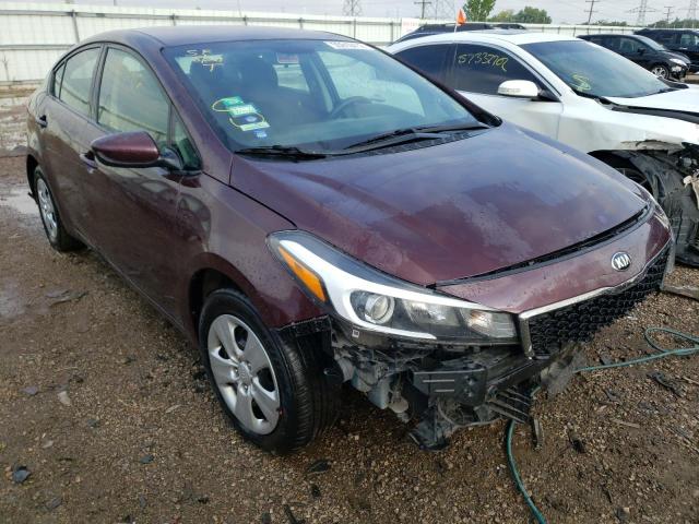 KIA FORTE LX 2017 with VIN 3KPFK4A70HE083150 - Photo from auction