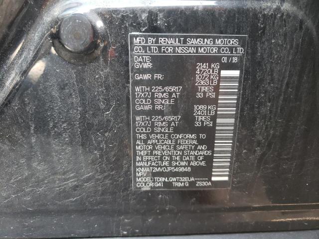 Photo 10 from auction – 2018 NISSAN ROGUE S with VIN KNMAT2MV0JP549848