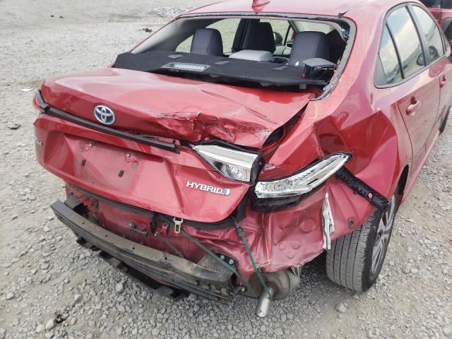 Photo 9 from auction – 2021 TOYOTA COROLLA LE with VIN JTDEAMDEXMJ024273