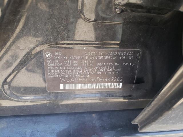 Photo 10 from auction – 2011 BMW 328 I SULE with VIN WBAPH5C50BA442282