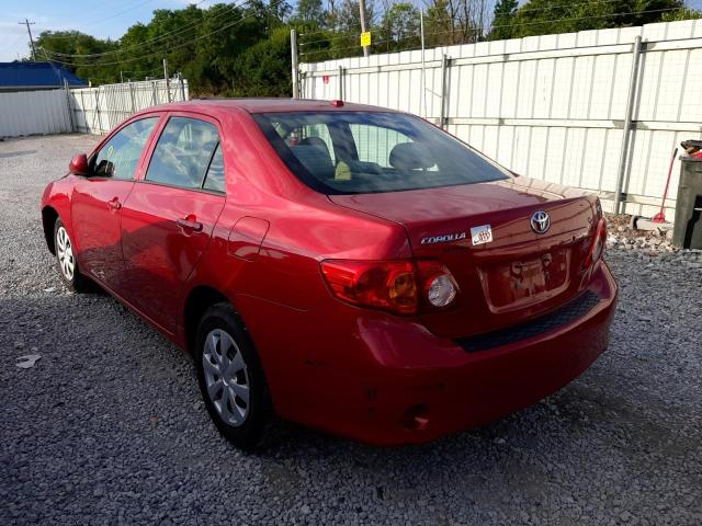 Photo 3 from auction – 2010 TOYOTA COROLLA BA with VIN 2T1BU4EE9AC304623
