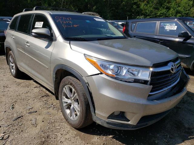 TOYOTA HIGHLANDER 2014 with VIN 5TDBKRFH4ES018476 - Photo from auction