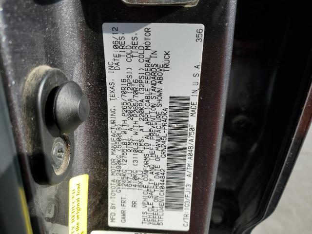 Photo 10 from auction – 2012 TOYOTA TACOMA DOU with VIN 5TFLU4EN1CX044842