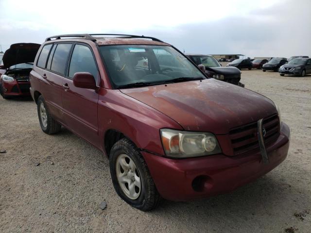 TOYOTA HIGHLANDER 2005 with VIN JTEGP21A550046276 - Photo from auction