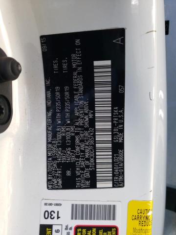 Photo 10 from auction – 2015 TOYOTA SIENNA SPO with VIN 5TDXK3DC7FS657432
