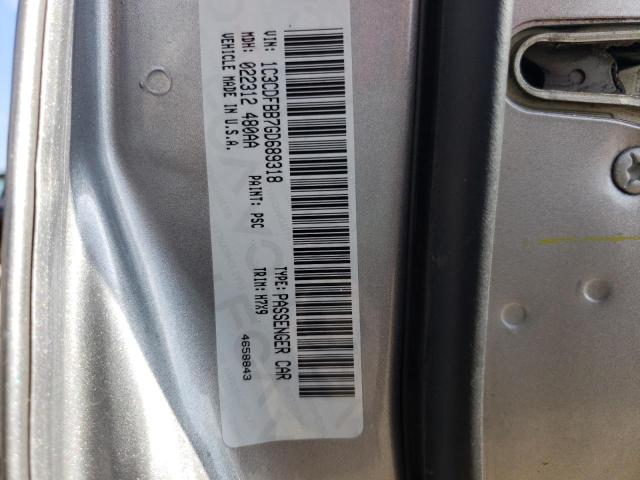 Photo 10 from auction – 2016 DODGE DART SXT with VIN 1C3CDFBB7GD689318