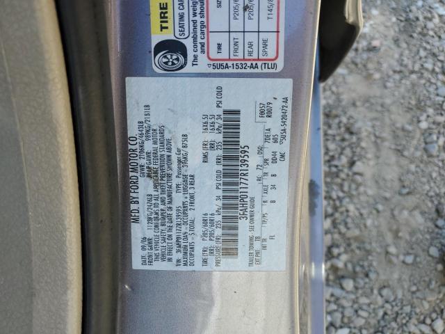 Photo 10 from auction – 2007 FORD FUSION SE with VIN 3FAHP01177R139595
