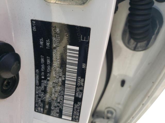 Photo 10 from auction – 2015 TOYOTA 4RUNNER SR with VIN JTEZU5JR3F5087311