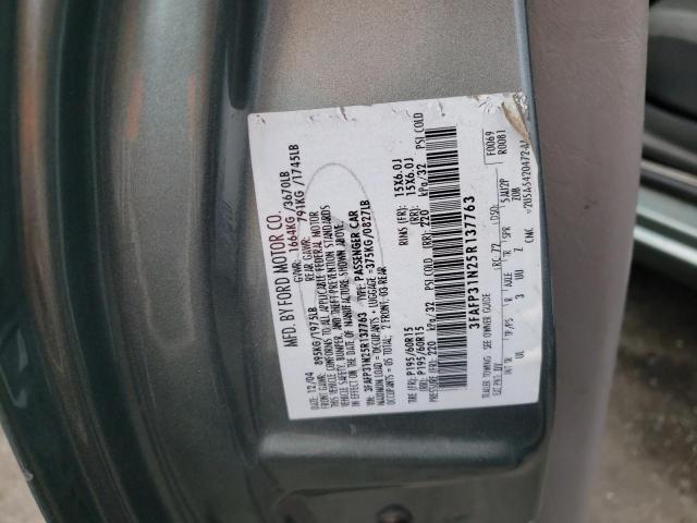 Photo 10 from auction – 2005 FORD FOCUS ZX3 with VIN 3FAFP31N25R137763