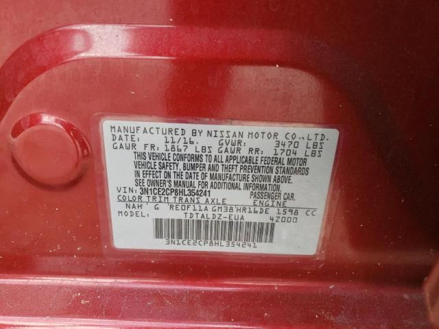 Photo 10 from auction – 2017 NISSAN VERSA NOTE with VIN 3N1CE2CP8HL354241