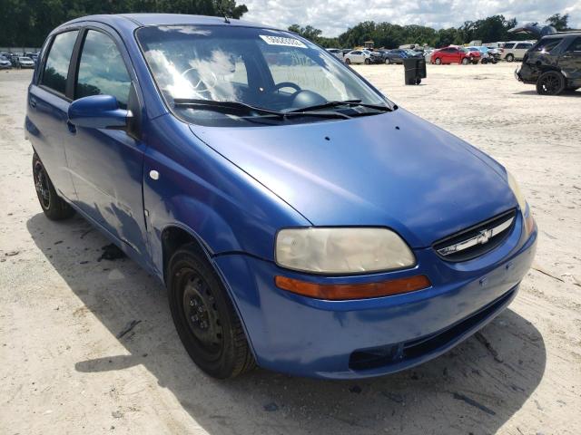 CHEVROLET AVEO BASE 2008 with VIN KL1TD66648B193728 - Photo from auction