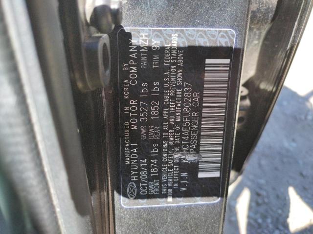 Photo 10 from auction – 2015 HYUNDAI ACCENT GLS with VIN KMHCT4AE5FU802837