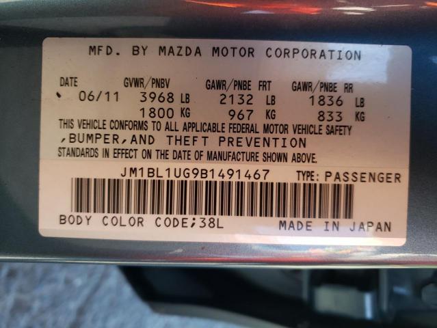 Photo 10 from auction – 2011 MAZDA 3 I with VIN JM1BL1UG9B1491467