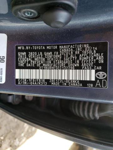 Photo 10 from auction – 2014 TOYOTA COROLLA L with VIN 2T1BURHE5EC132296