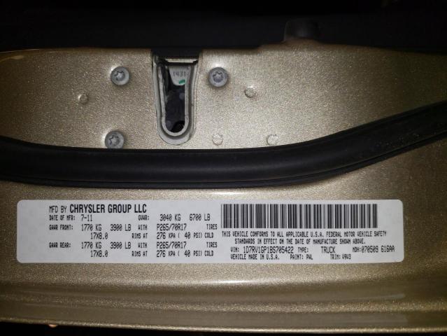 Photo 10 from auction – 2011 DODGE RAM 1500 with VIN 1D7RV1GP1BS705422