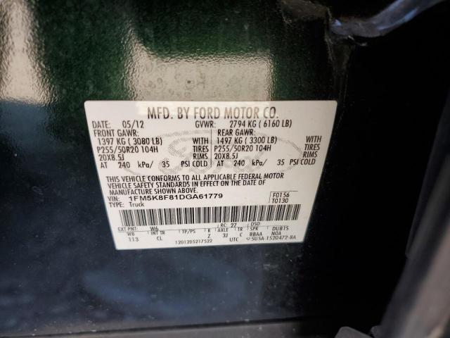 Photo 10 from auction – 2013 FORD EXPLORER L with VIN 1FM5K8F81DGA61779