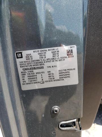 Photo 10 from auction – 2011 CHEVROLET TRAVERSE with VIN 1GNKVJED0BJ359283