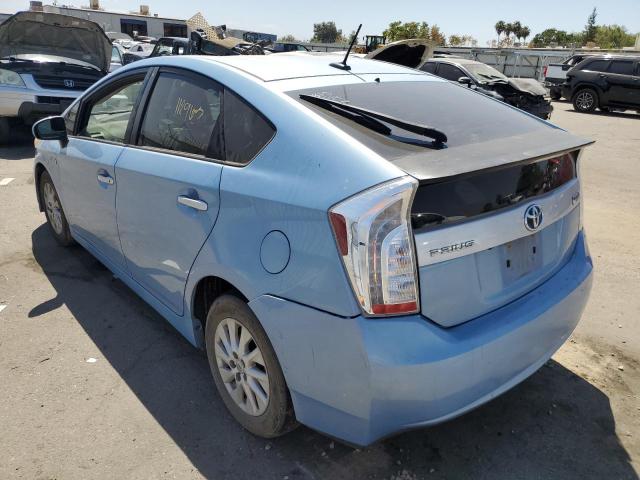 Photo 3 from auction – 2012 TOYOTA PRIUS PLUG with VIN JTDKN3DP9C3029454