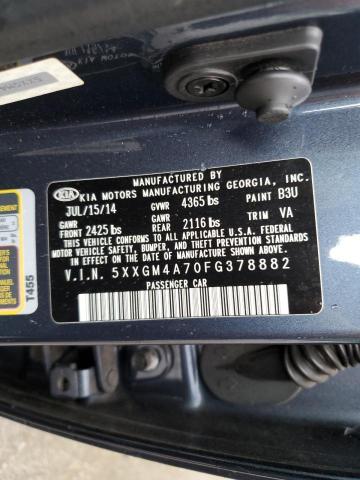 Photo 10 from auction – 2015 KIA OPTIMA LX with VIN 5XXGM4A70FG378882