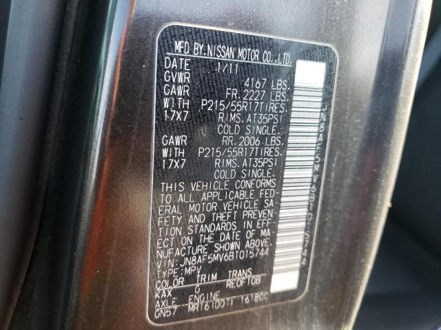 Photo 10 from auction – 2011 NISSAN JUKE S with VIN JN8AF5MV6BT015744