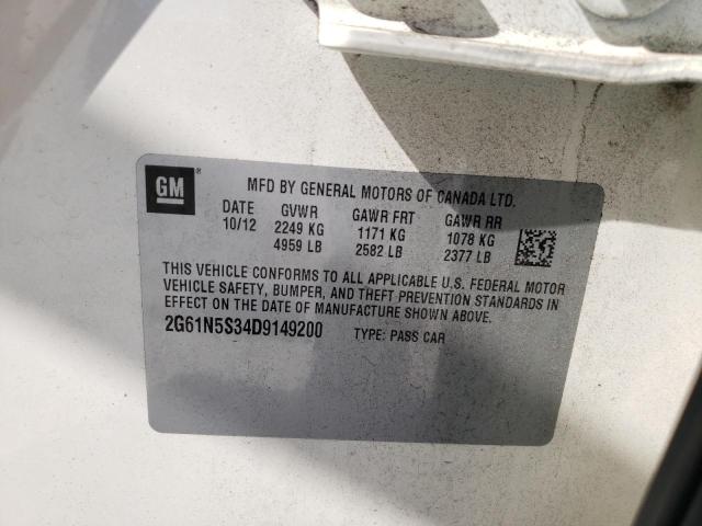 Photo 10 from auction – 2013 CADILLAC XTS with VIN 2G61N5S34D9149200