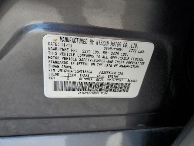 Photo 10 from auction – 2013 INFINITI G37 BASE with VIN JN1CV6AP5DM718304