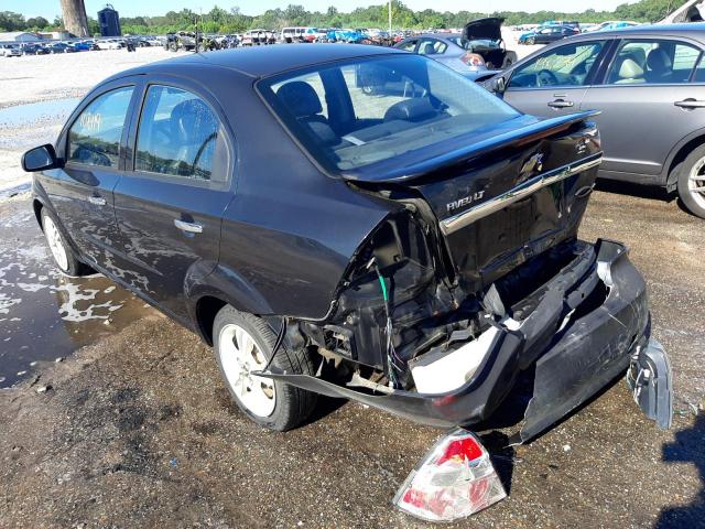 Photo 3 from auction – 2009 CHEVROLET AVEO LT with VIN KL1TG56E09B353548