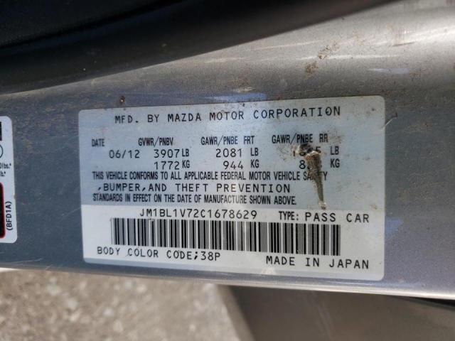 Photo 10 from auction – 2012 MAZDA 3 I with VIN JM1BL1V72C1678629