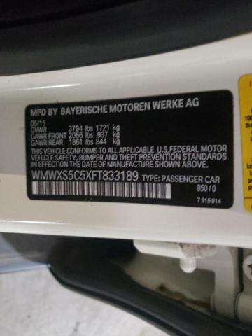 Photo 10 from auction – 2015 MINI COOPER with VIN WMWXS5C5XFT833189