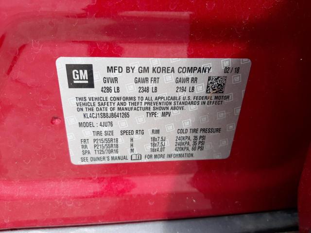 Photo 10 from auction – 2018 BUICK ENCORE SPO with VIN KL4CJ1SB8JB641265