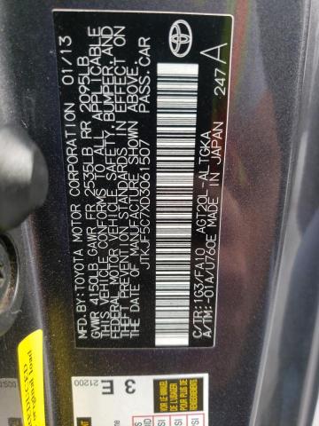 Photo 10 from auction – 2013 TOYOTA SCION TC with VIN JTKJF5C7XD3061507