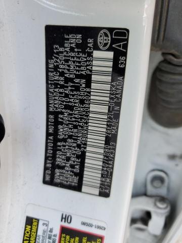 Photo 10 from auction – 2014 TOYOTA COROLLA L with VIN 2T1BURHE5EC086078