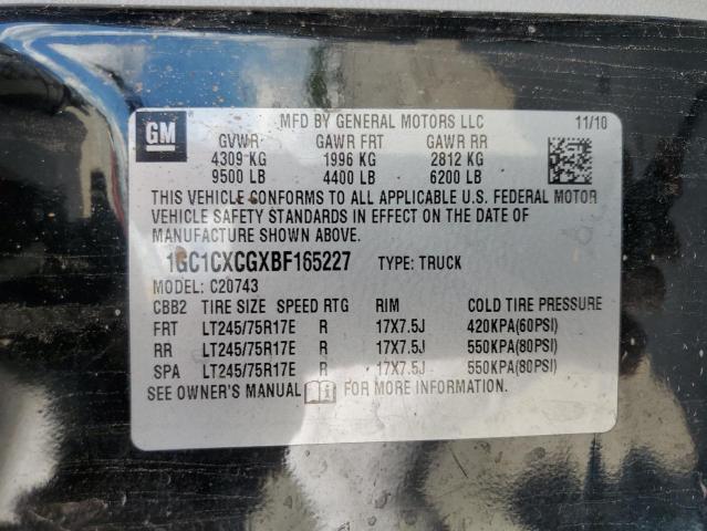 Photo 10 from auction – 2011 CHEVROLET SILVERADO with VIN 1GC1CXCGXBF165227