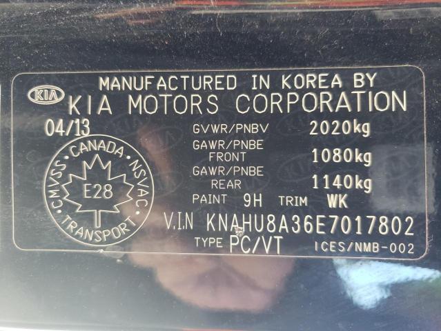 Photo 10 from auction – 2014 KIA RONDO with VIN KNAHU8A36E7017802