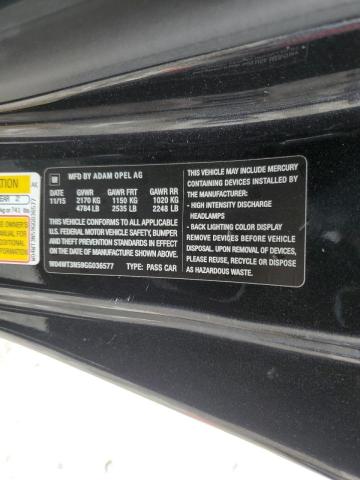 Photo 10 from auction – 2016 BUICK CASCADA PR with VIN W04WT3N59GG036577