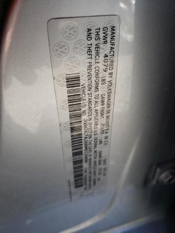 Photo 10 from auction – 2011 VOLKSWAGEN JETTA BASE with VIN 3VW2K7AJ6BM019488