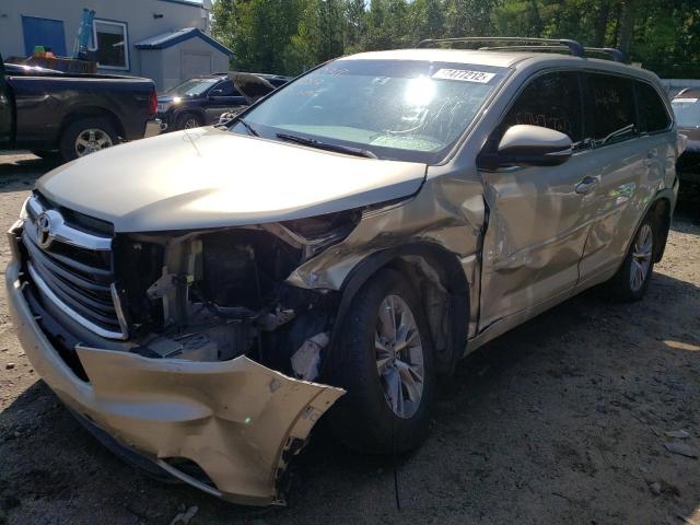 Photo 2 from auction – 2014 TOYOTA HIGHLANDER with VIN 5TDBKRFH4ES018476