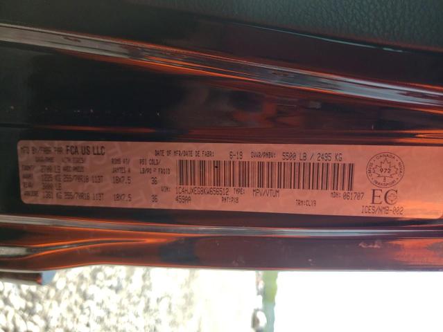 Photo 10 from auction – 2019 JEEP WRANGLER U with VIN 1C4HJXEG8KW656512